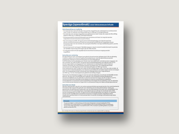 Gebruiksaanwijzing Spevigo